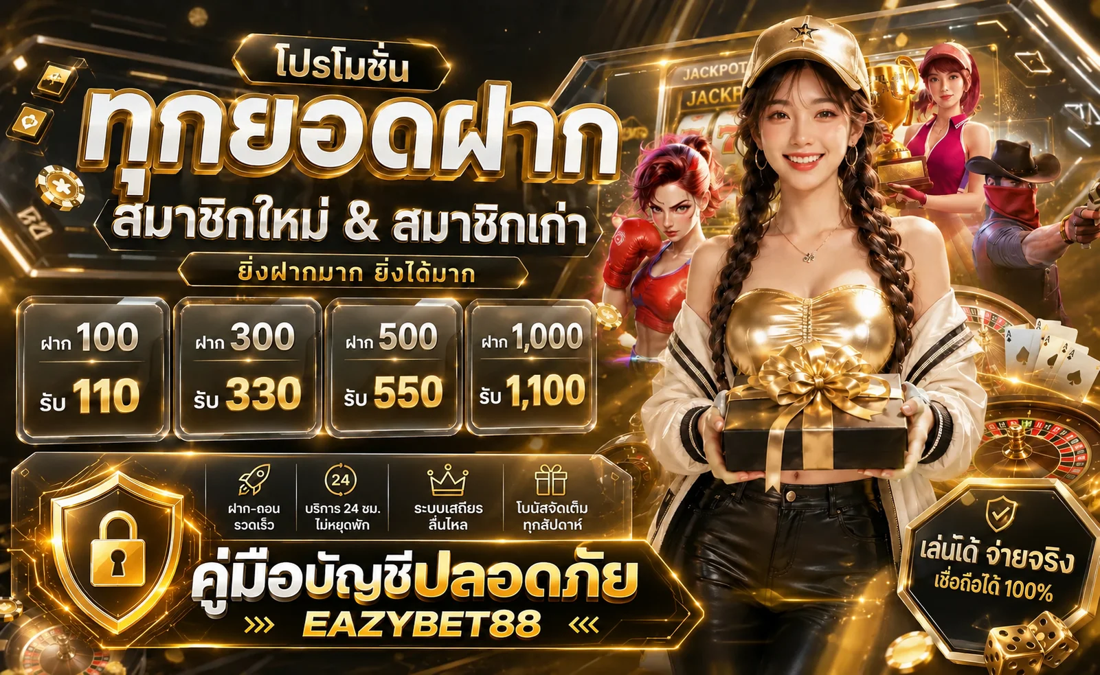 EAZYBET88 คู่มือบัญชีปลอดภัย ฝากถอนเป็นขั้นตอน